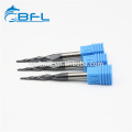 BFL Solid Carbide Helical Milling Cutter Taper Ball Nose Endmill